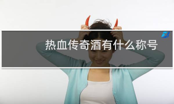 热血传奇酒有什么称号