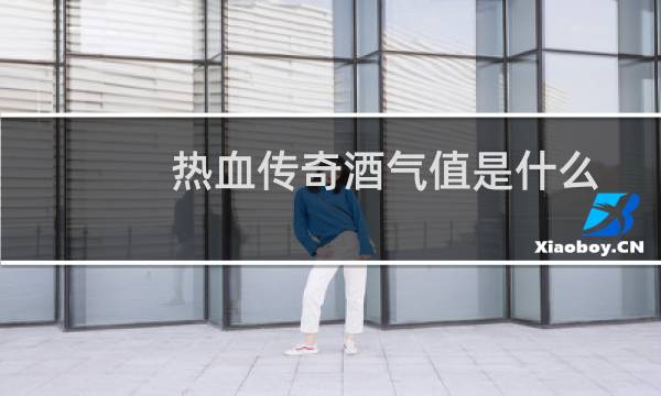 热血传奇酒气值是什么