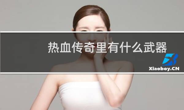热血传奇里有什么武器