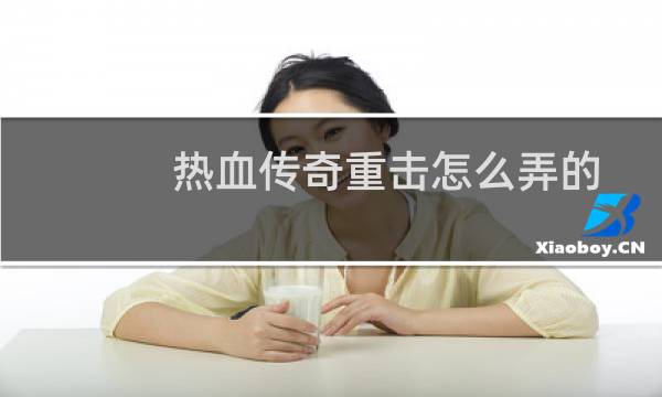热血传奇重击怎么弄的