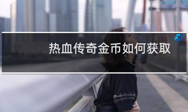 热血传奇金币如何获取