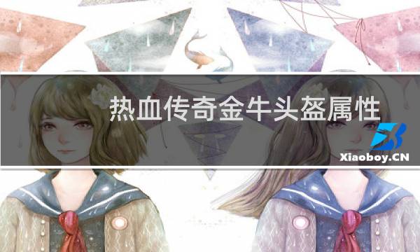 热血传奇金牛头盔属性