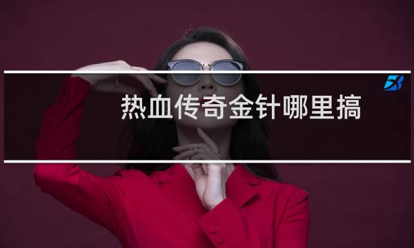 热血传奇金针哪里搞