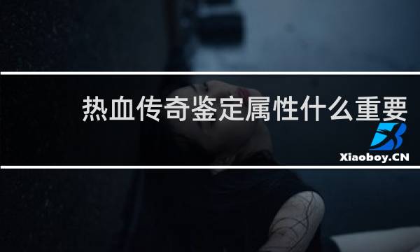 热血传奇鉴定属性什么重要