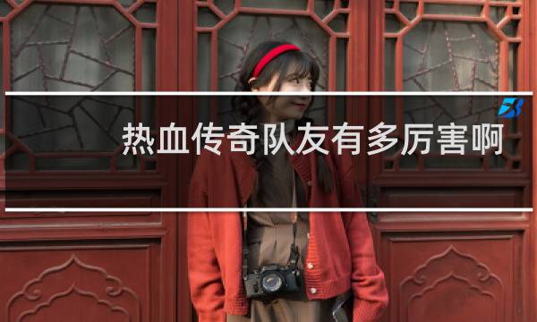 热血传奇队友有多厉害啊