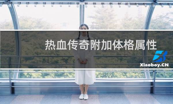 热血传奇附加体格属性
