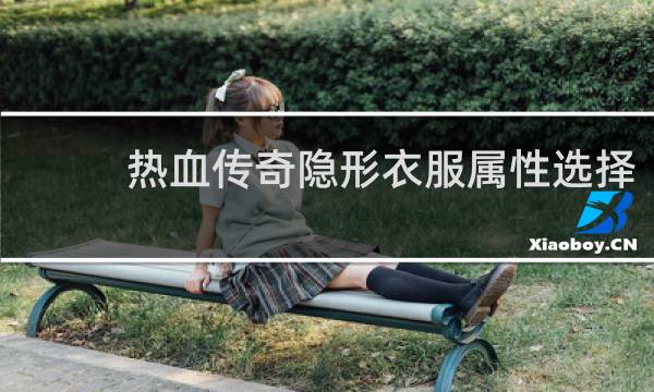 热血传奇隐形衣服属性选择