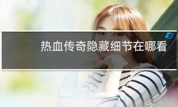 热血传奇隐藏细节在哪看