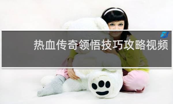 热血传奇领悟技巧攻略视频