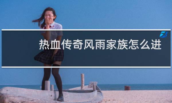 热血传奇风雨家族怎么进