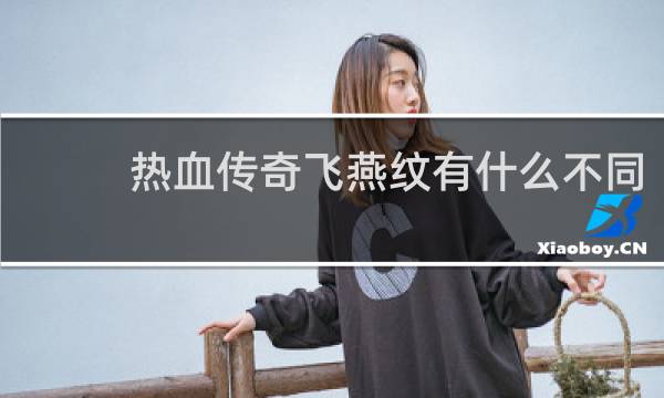 热血传奇飞燕纹有什么不同