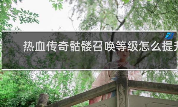 热血传奇骷髅召唤等级怎么提升