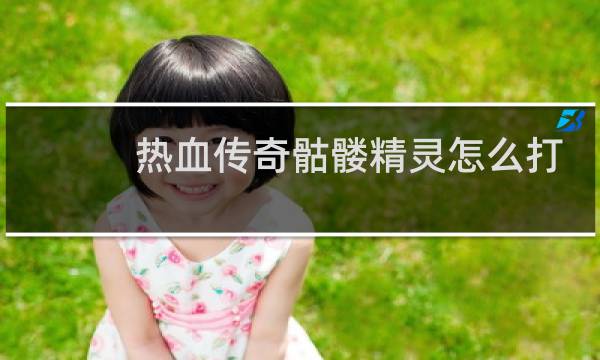熱血傳奇骷髏精靈怎么打