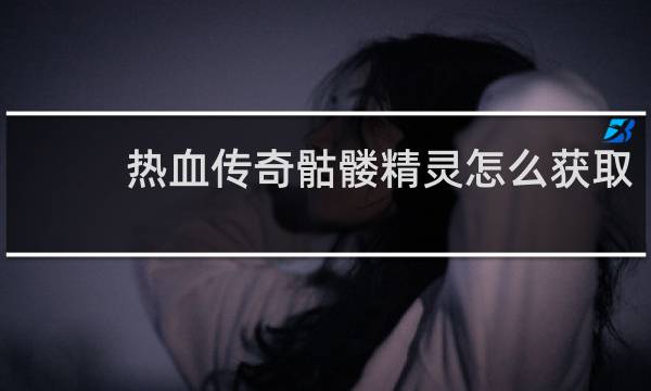 热血传奇骷髅精灵怎么获取