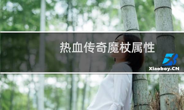 热血传奇魔杖属性