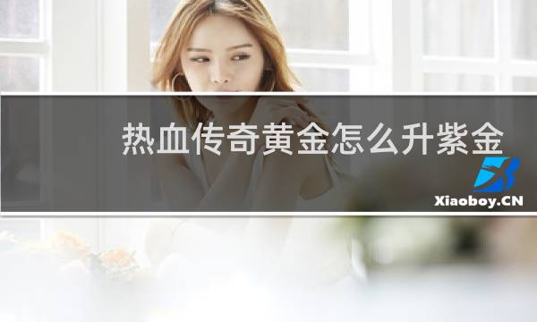 热血传奇黄金怎么升紫金