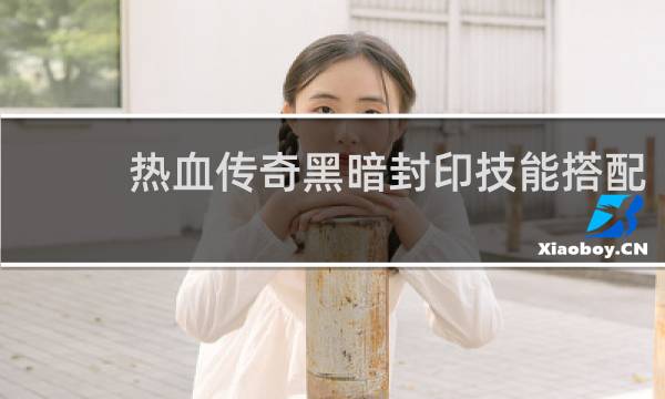 热血传奇黑暗封印技能搭配