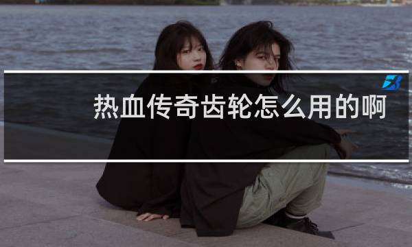 热血传奇齿轮怎么用的啊