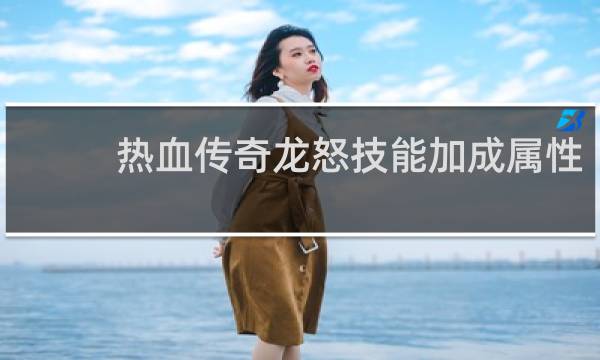热血传奇龙怒技能加成属性