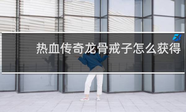 热血传奇龙骨戒子怎么获得