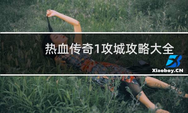 热血传奇1攻城攻略大全