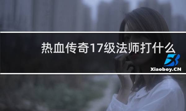 热血传奇17级法师打什么