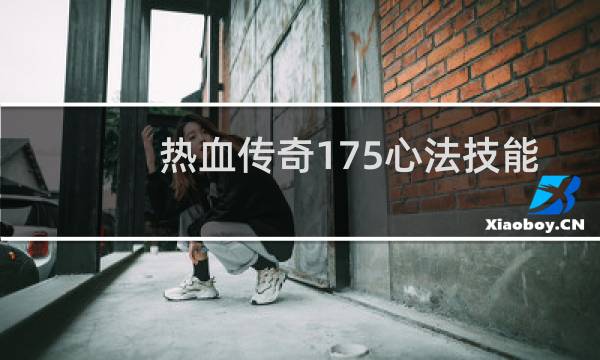 热血传奇175心法技能