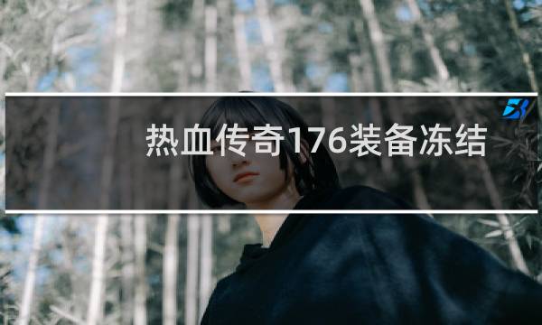 热血传奇176装备冻结
