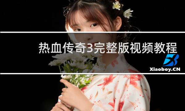 热血传奇3完整版视频教程