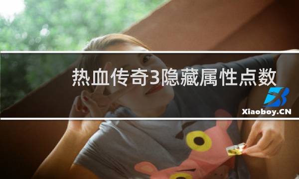 热血传奇3隐藏属性点数