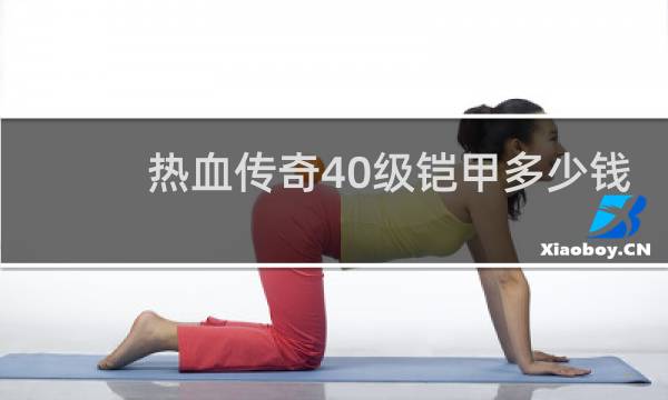 热血传奇40级铠甲多少钱