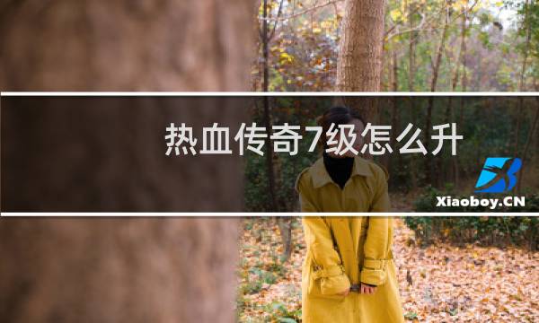 热血传奇7级怎么升