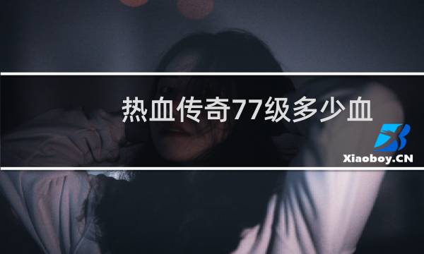 热血传奇77级多少血