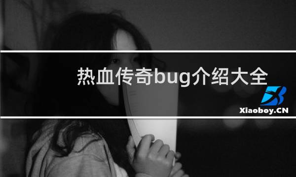 热血传奇bug介绍大全