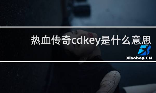 热血传奇cdkey是什么意思