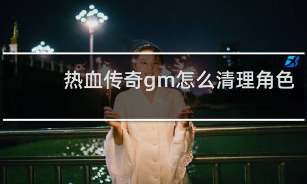 热血传奇gm怎么清理角色