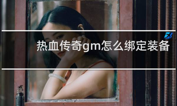 热血传奇gm怎么绑定装备