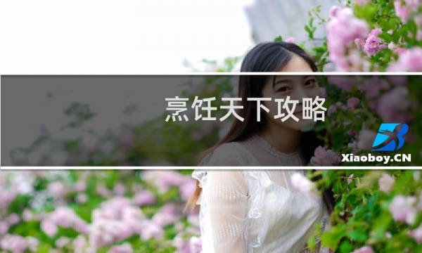 烹饪天下攻略