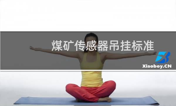 煤矿传感器吊挂标准