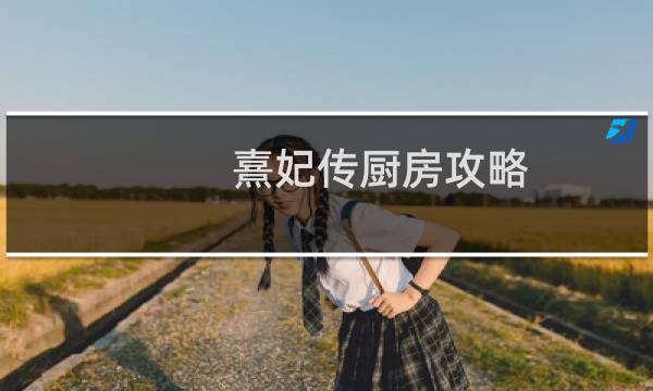 熹妃传厨房攻略 最新