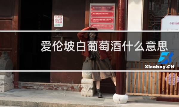 爱伦坡白葡萄酒什么意思