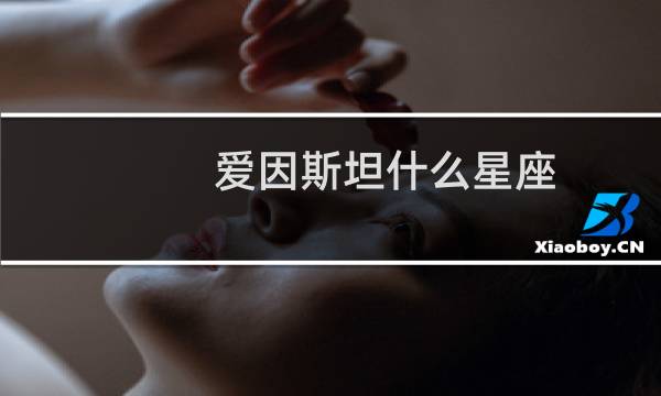 爱因斯坦什么星座