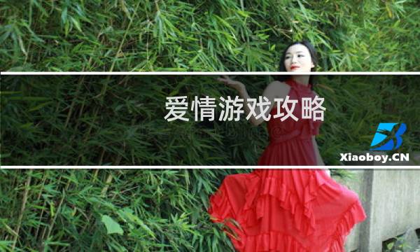 爱情游戏攻略