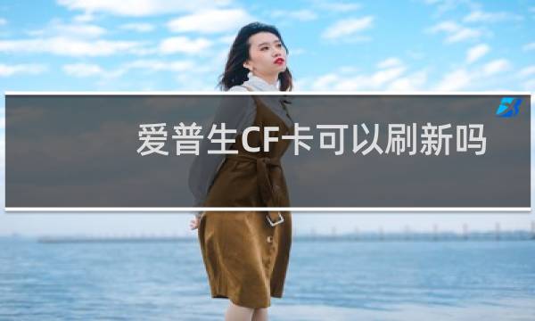 爱普生CF卡可以刷新吗