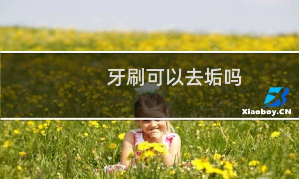 牙刷可以去垢吗