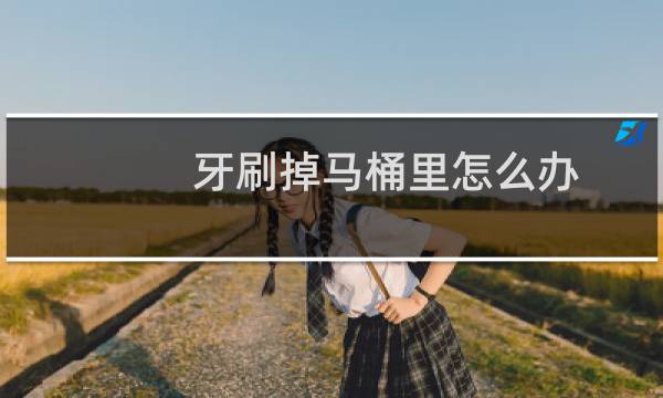 牙刷掉马桶里怎么办