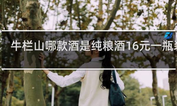 牛栏山哪款酒是纯粮酒16元一瓶装的