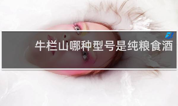 牛栏山哪种型号是纯粮食酒