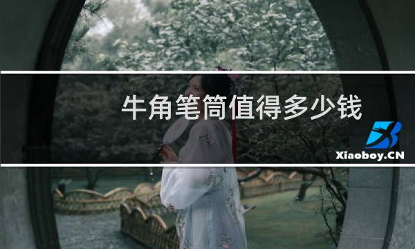 牛角笔筒值得多少钱