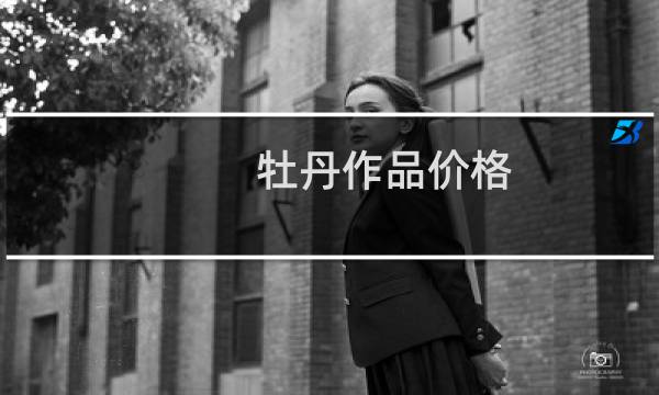 牡丹作品价格